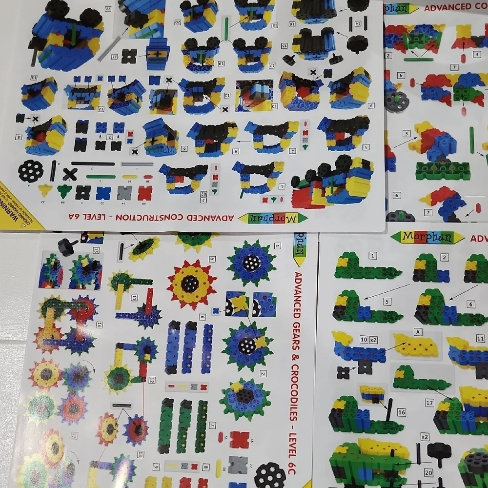 Morphan Advanced Model Colieful 500pc Building Blocks Set